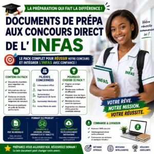 Concours d'entrée à l'INFAS : Pack des anciennes épreuves