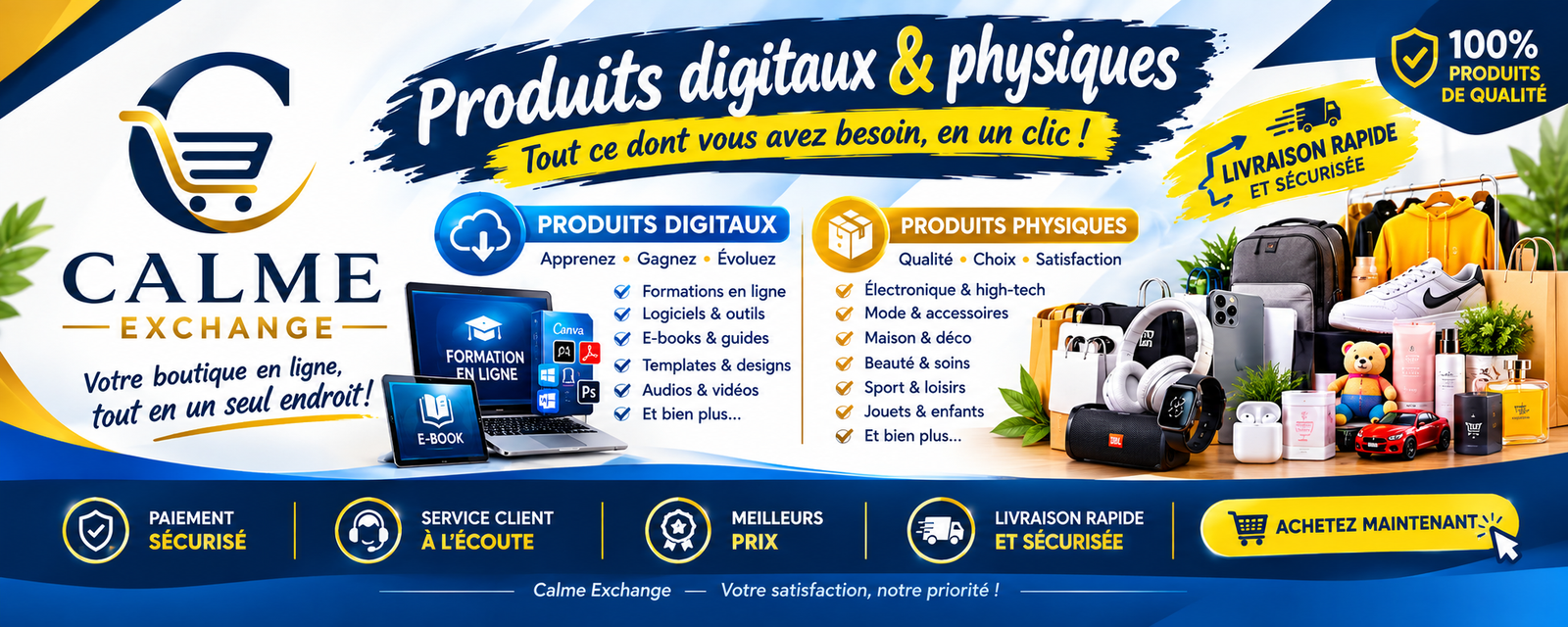 Bannière de CALME EXCHANGE